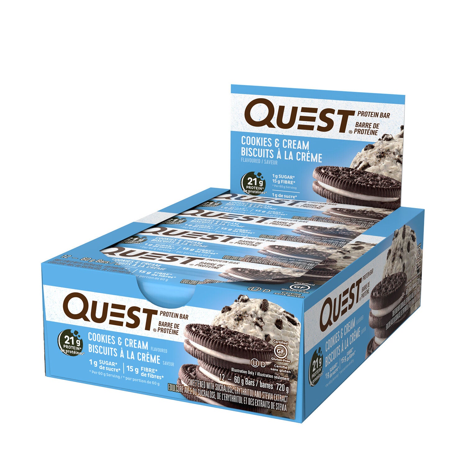 Protein Bar - Cookies &amp; Cream Cookies and Cream | GNC